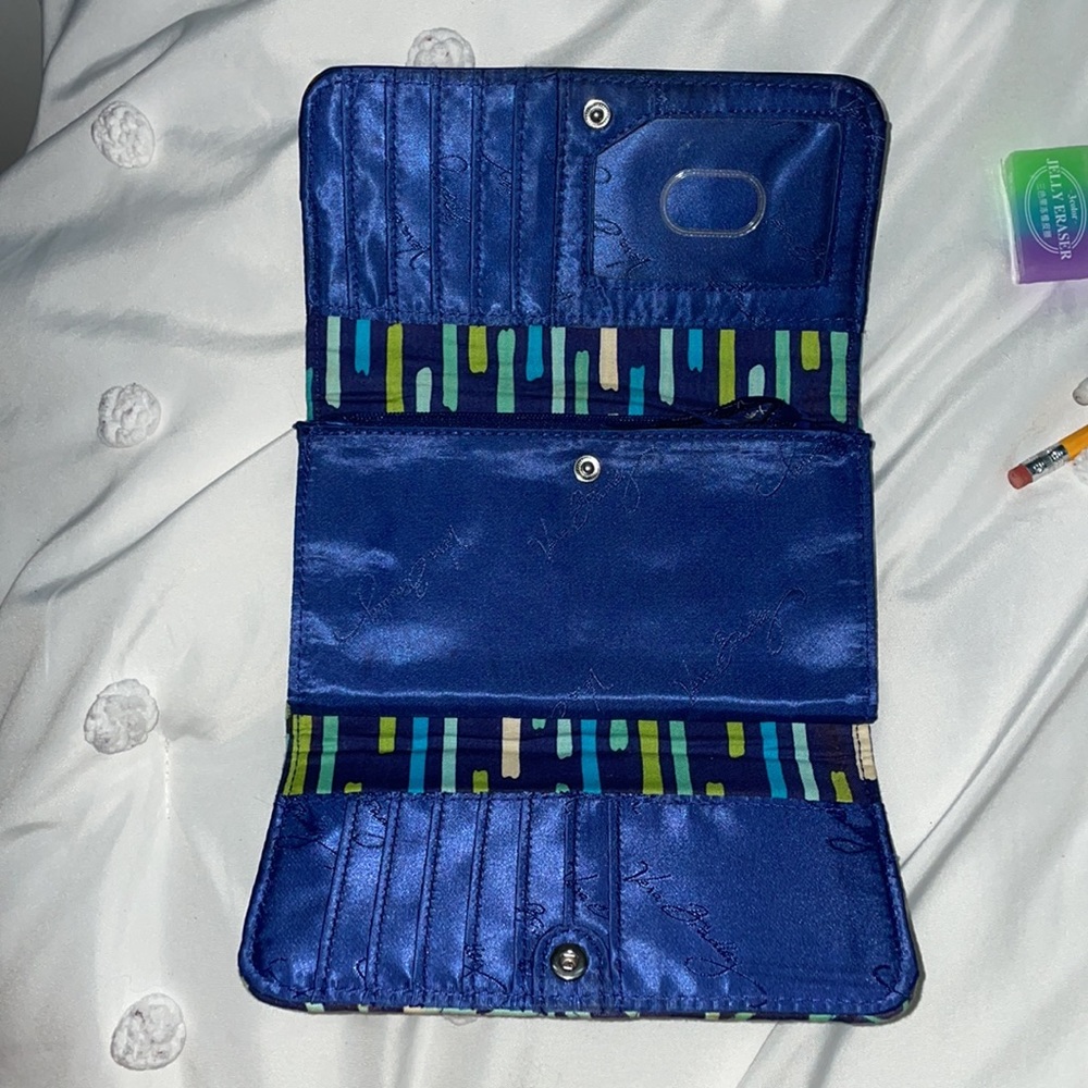 vera bradley flower wallet